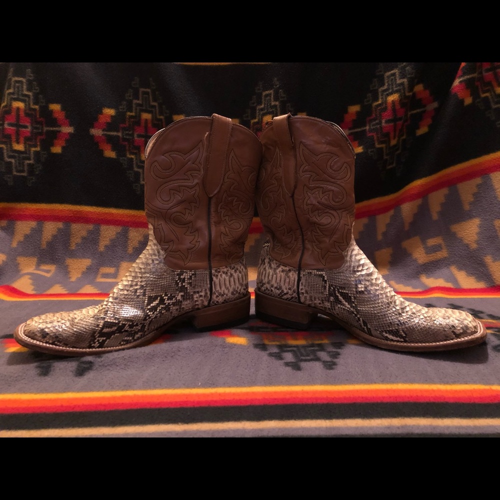Snakeskin Cowboy Boots